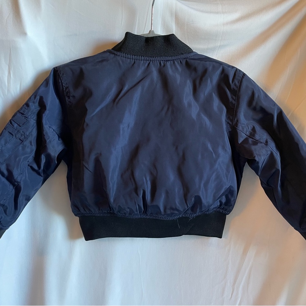Sears Dark Blue Kids Bomber Jacket - Picture 2 of 3